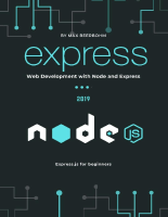 Express.js. Web Development with Node.pdf